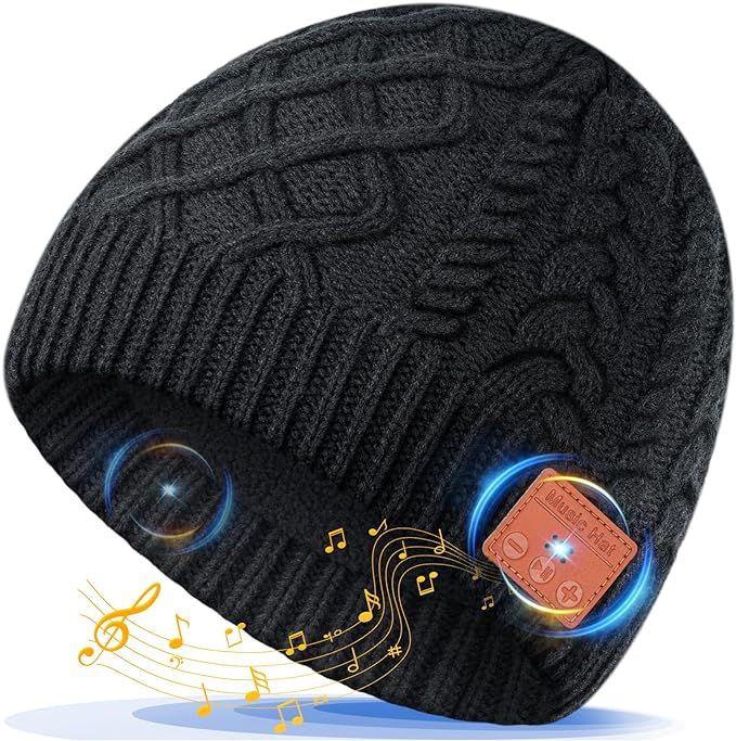 Bluetooth Beanie Hat Gifts for Men - Christmas Stocking Stuffers for Men Women | Amazon (US)