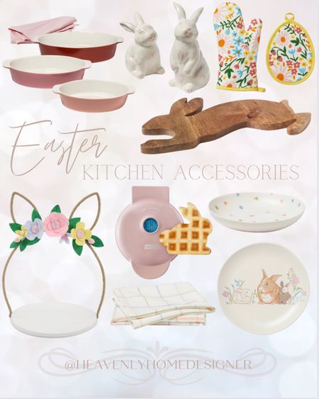 Adorable Easter accents for kitchen home and dining

Pink cookware, pink kitchen, easter kitchen decor, floral kitchen, bunny decor, waffle maker, easter breakfast, easter table, Target decor, Target home, Target Easter,

#LTKunder50 #LTKhome #LTKSeasonal