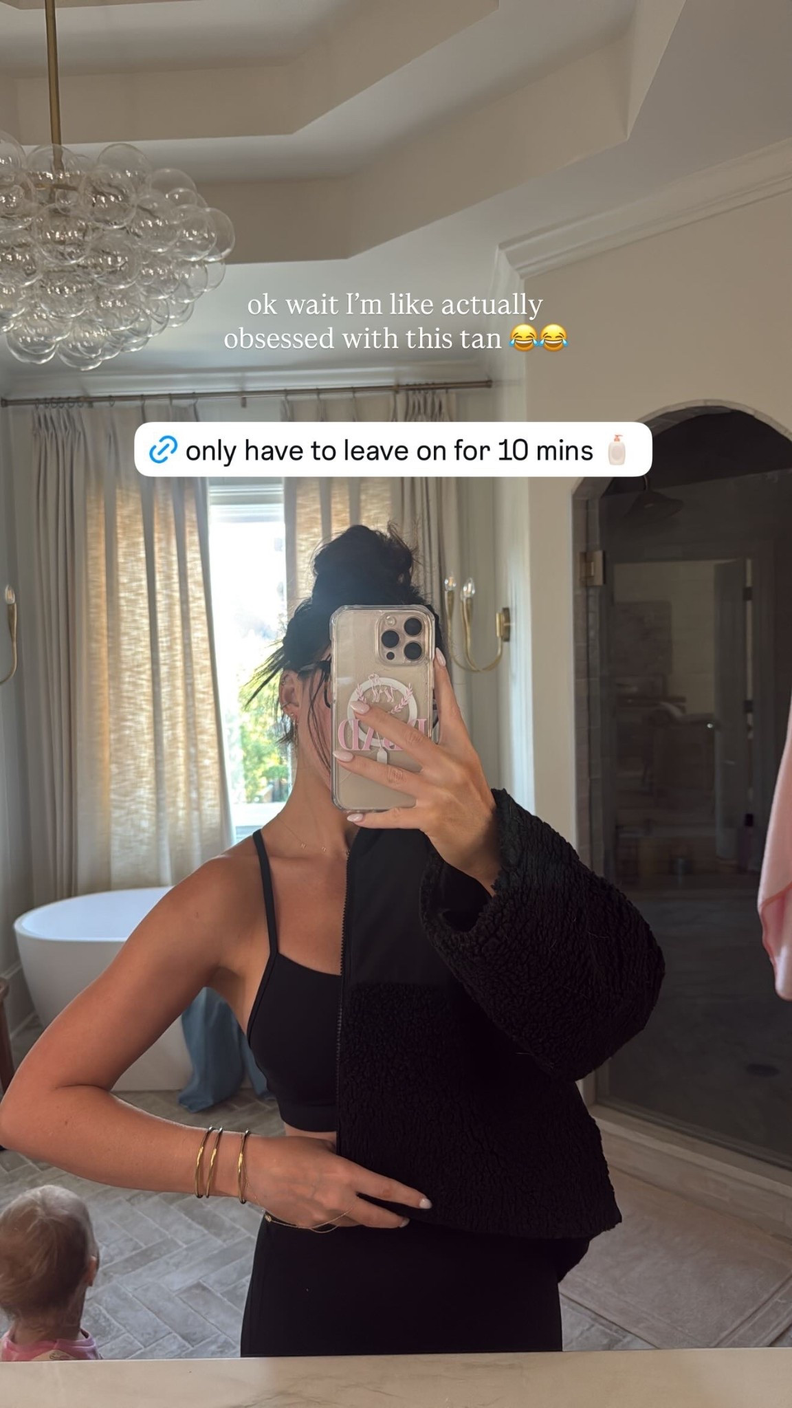 ok wait I’m like actually obsessed with this tan 😂😂