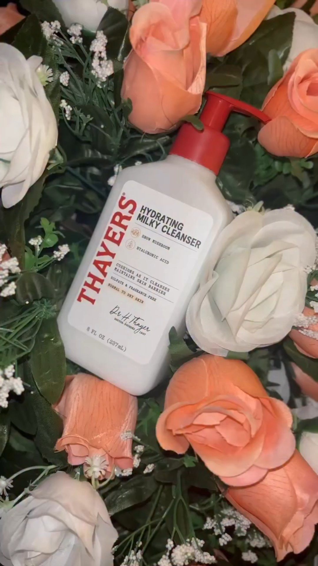 Remove makeup, dirt, and impurities with @thayers Hydrating Milky Cleanser. Designed to strengthen the skin’s moisture barrier from the very first step, this hydrating cleanser lifts away buildup without stripping. Powered by Hyaluronic Acid and Snow Mushroom, this dry skin cleanser leaves skin feeling soft, smooth, and hydrated  after every wash.

#Thayers #ThayersAmbassador #MilkyCleanserReview #milkyskin #skincareregimen

#LTKdayinmylife #LTKgrwm #LTKselfcare
