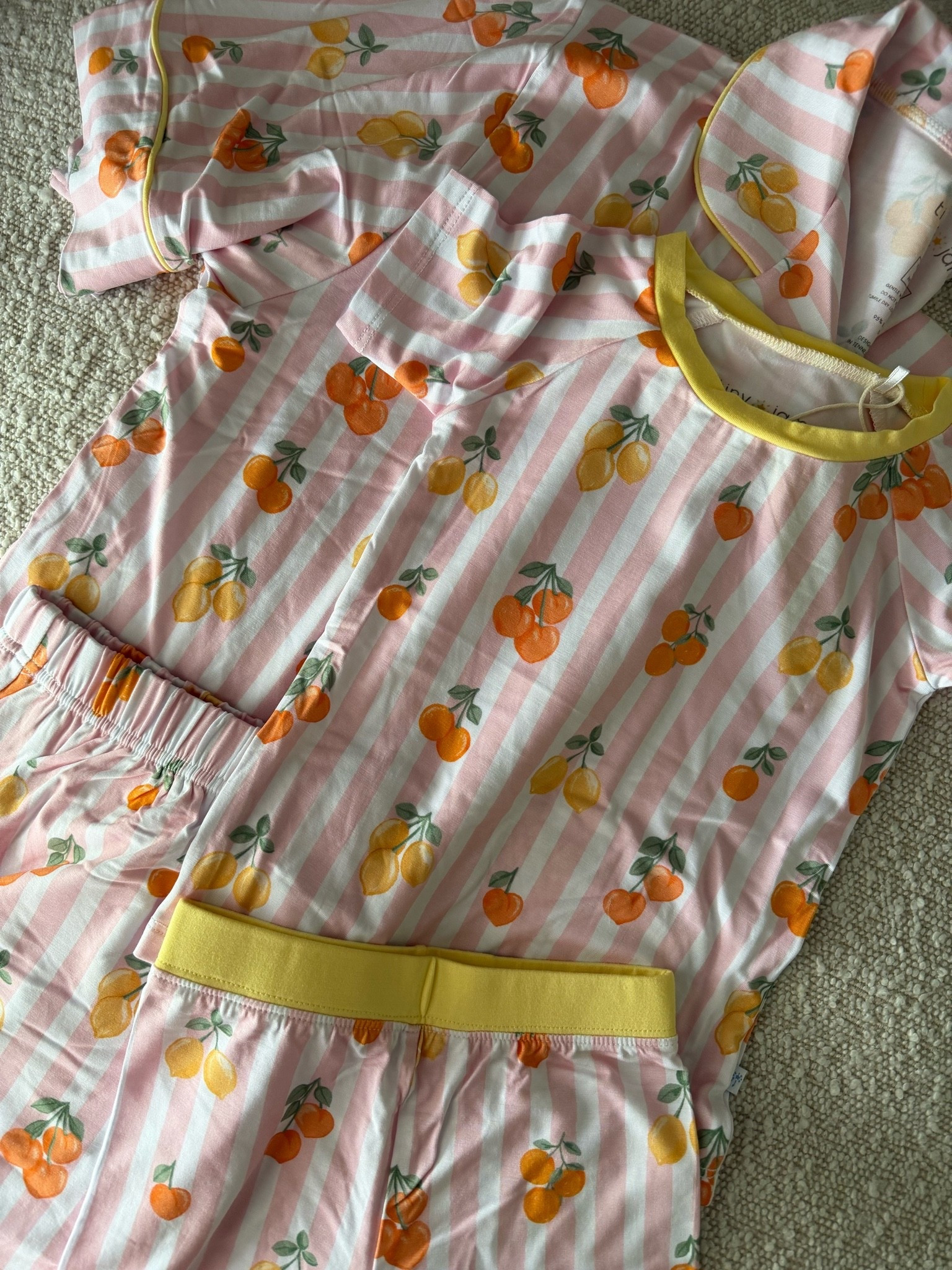 Summer pjs for me and my girly!!! So cute! I did size large and 2T for her @Tiny Jams