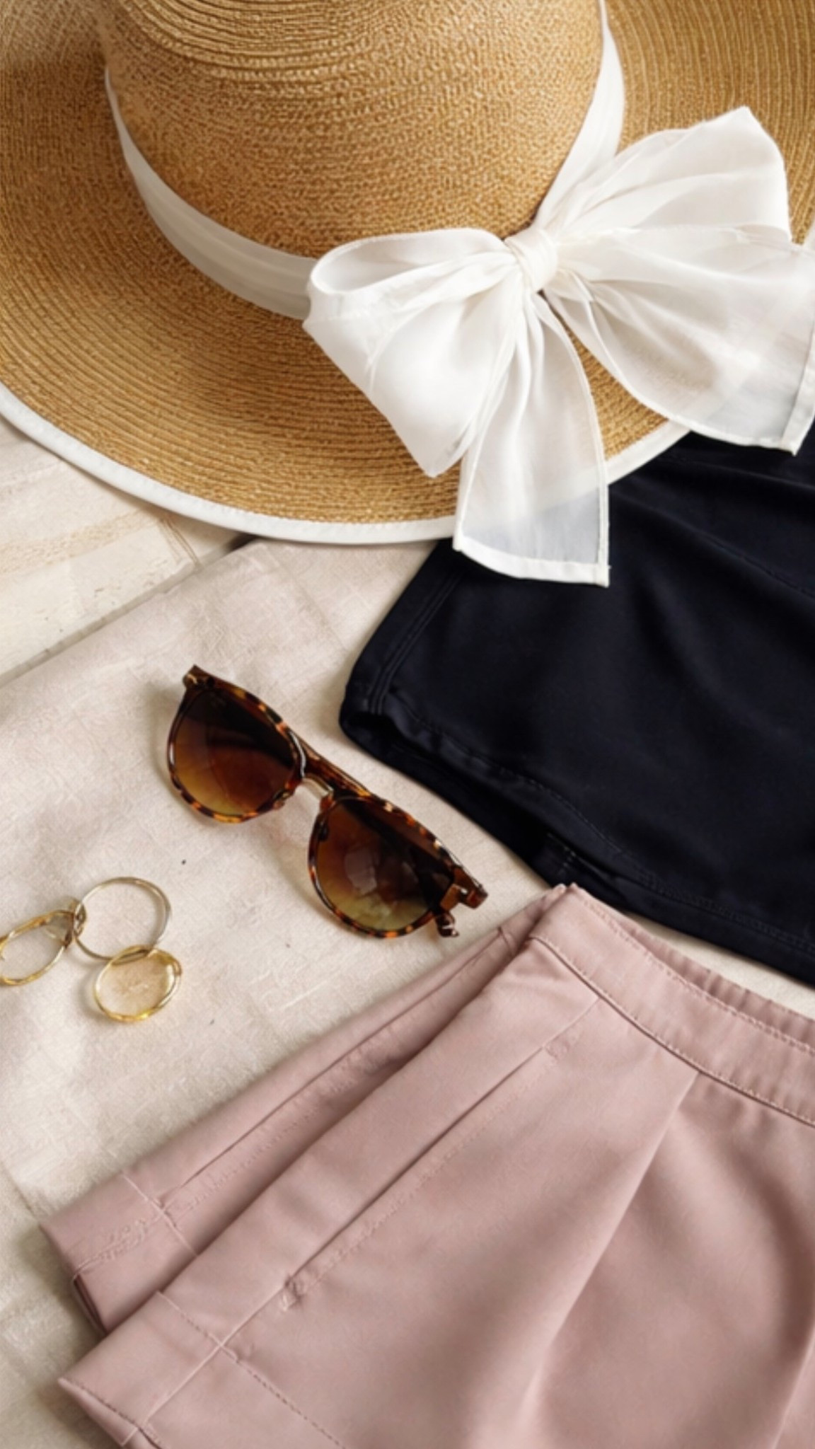 Spring break style with class.
Pairing classic neutrals, soft baby pink, gold accessories and my favorite hat. 

#LTKmomlife #LTKdayinmylife #LTKgrwm