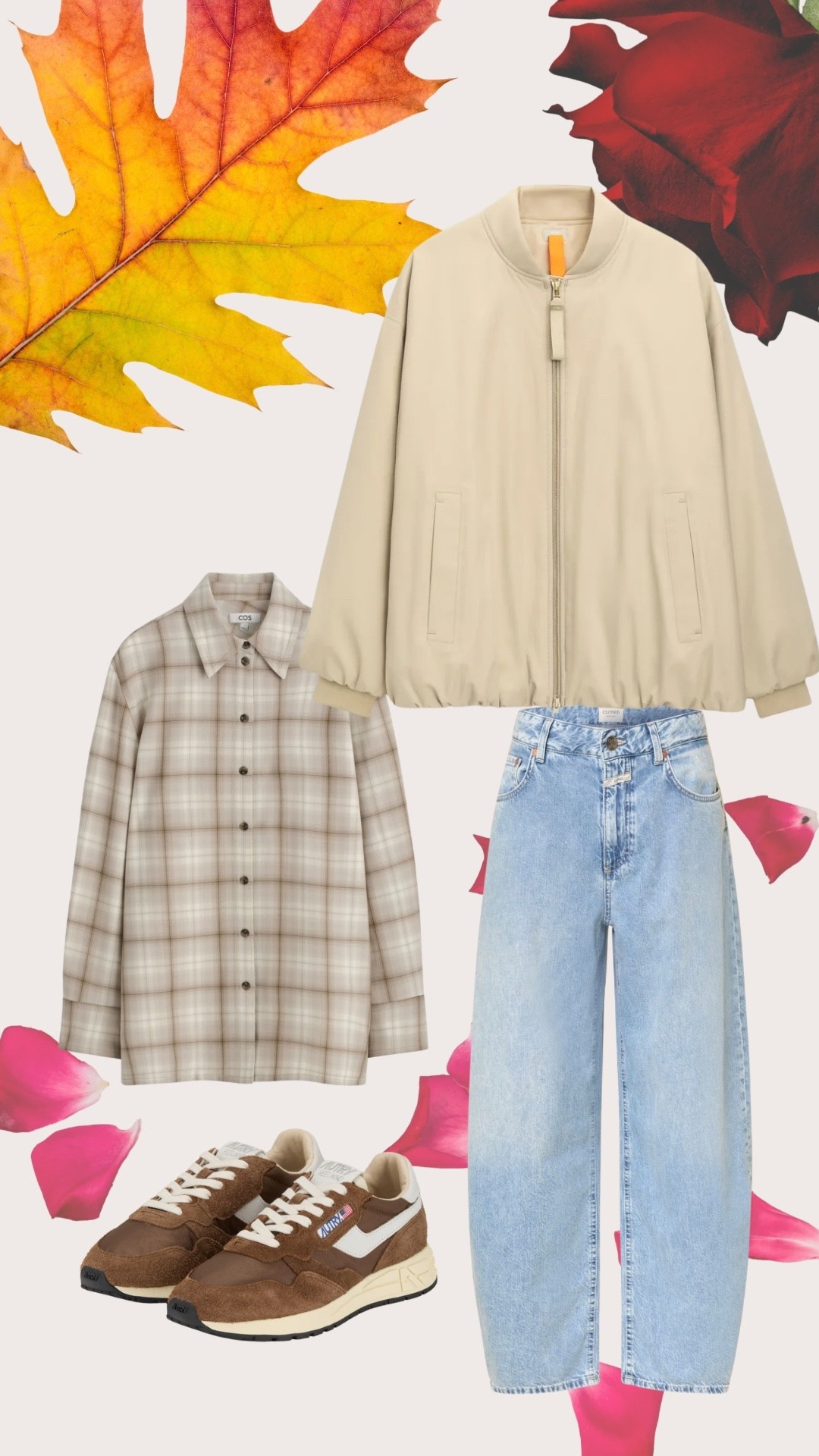 Mein aktueller Herbstlook 🍂 Die Bomberjacke trage ich bewusst oversized in XL. Normalerweise trage ich bei Jacken etwa Größe 40. Dazu eine lässige Jeans, Karohemd und braune Sneaker. Alle Teile findest du hier verlinkt.

#LTKdeutschland #LTKstyletip #LTKü50