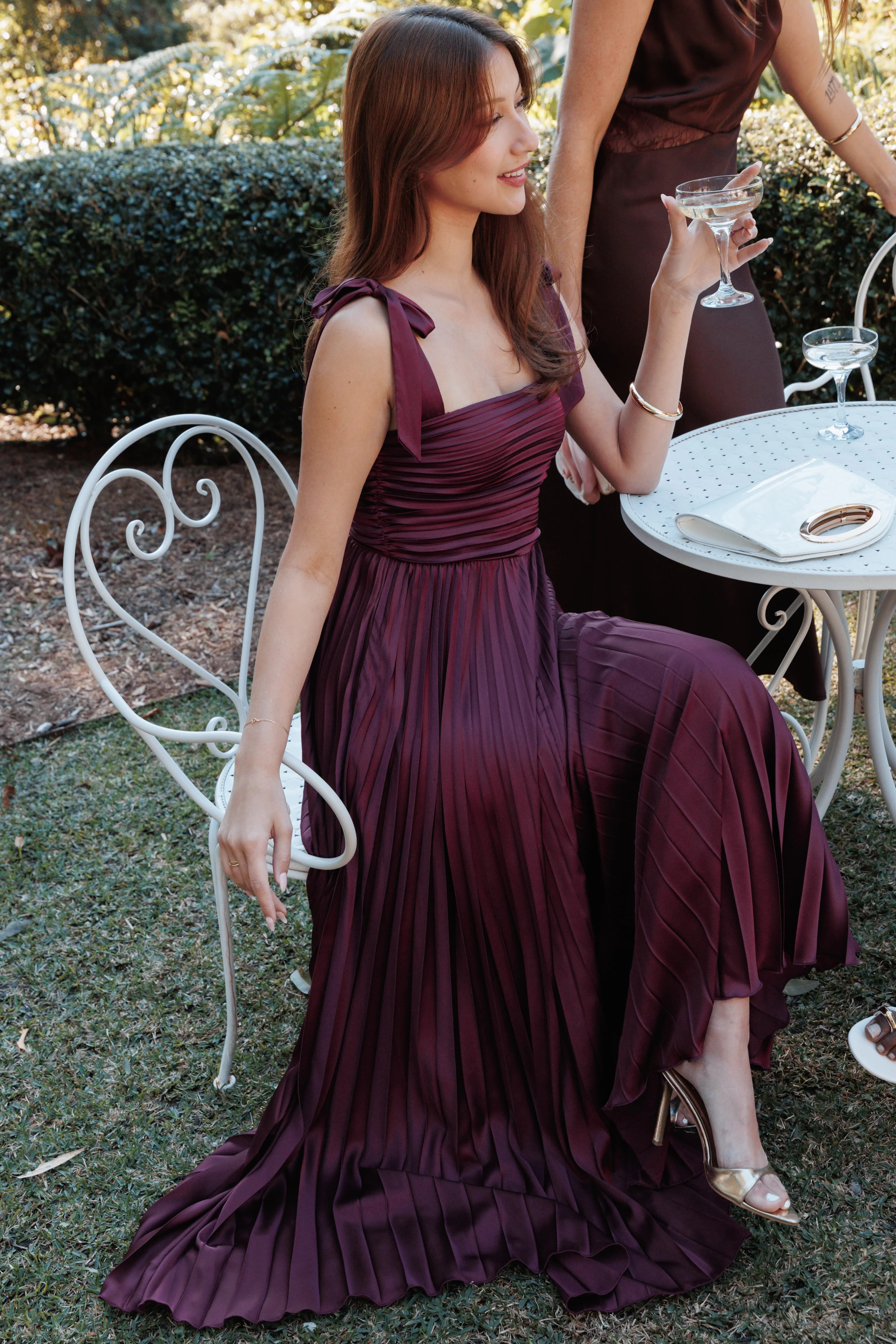 Beaumont Maxi Dress - Wine | Petal & Pup (US)