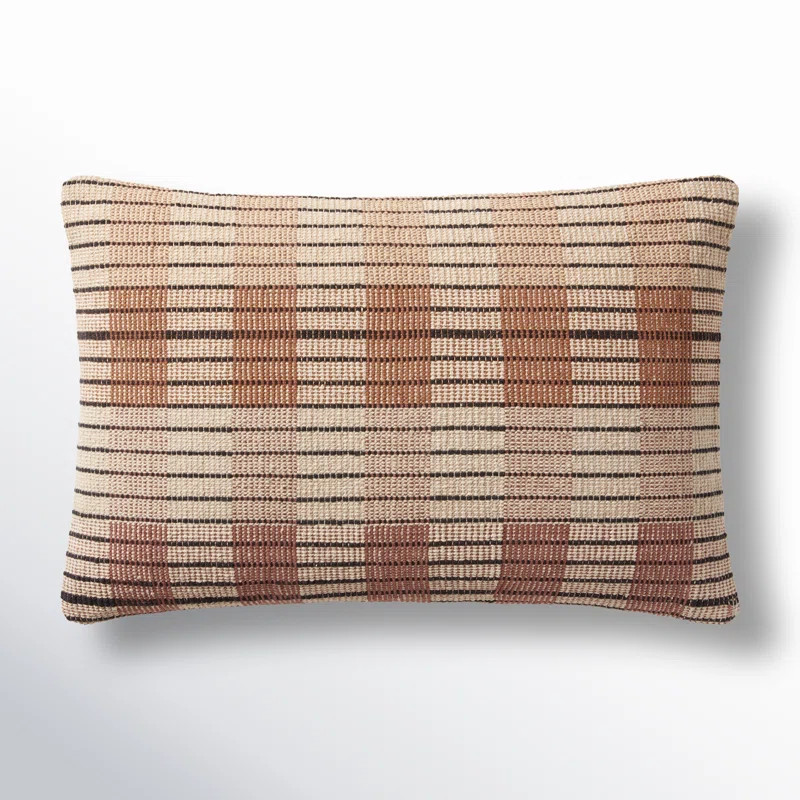 Onofre Striped Cotton Blend Throw Pillow | Wayfair North America