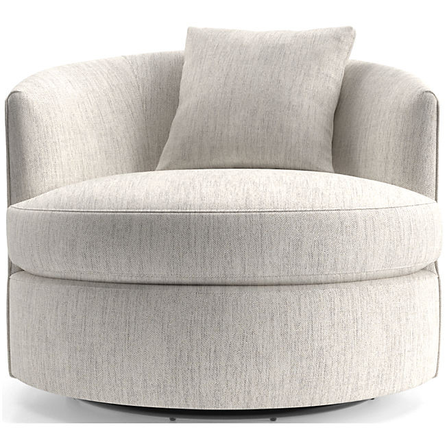 Tillie Swivel Chair + Reviews | Crate & Barrel | Crate & Barrel