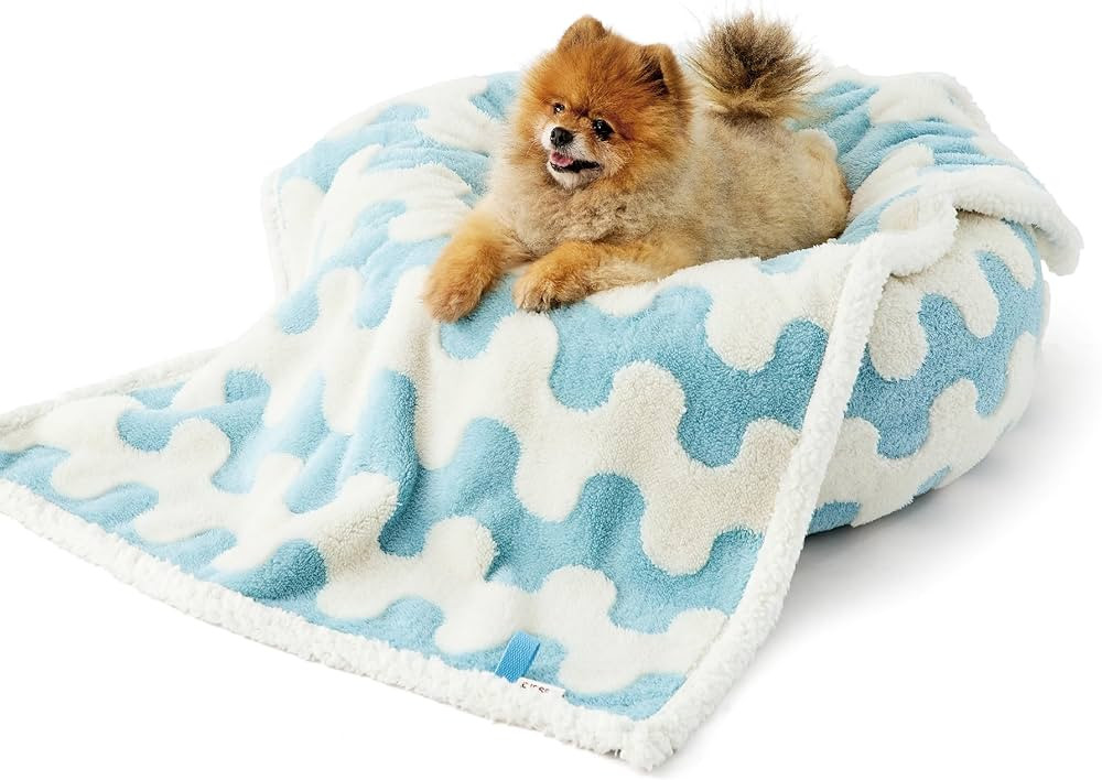Lesure Waterproof Puppy Blanket for Small Dogs - Washable Double Sided Dog Blankets with Warm Jac... | Amazon (US)