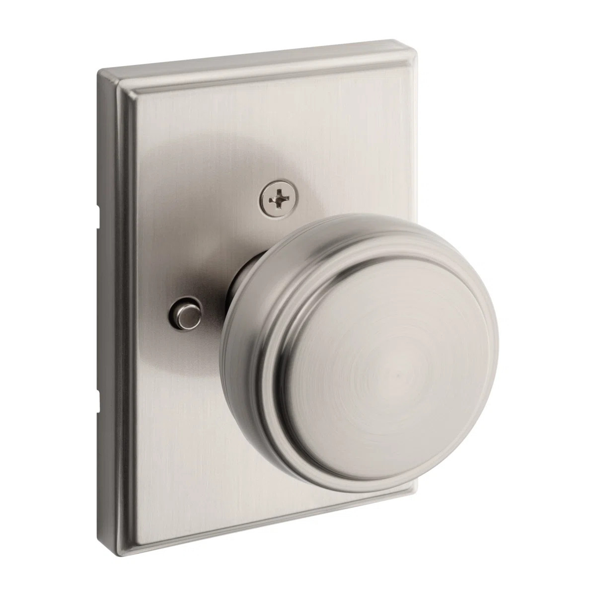Sora Bed/Bath Knob w/ Rectangular Rose | Wayfair North America