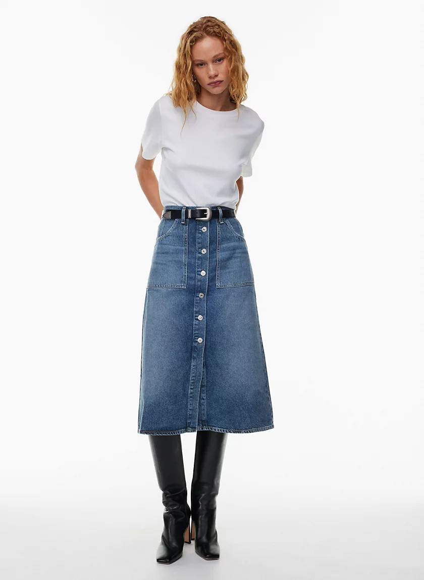 ANOUK JEAN SKIRT | Aritzia