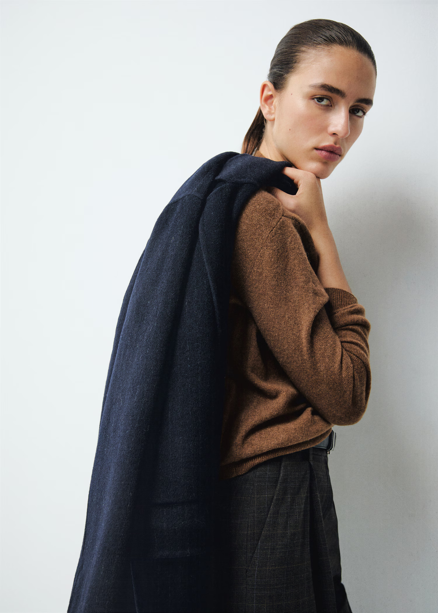 100% cashmere sweater with perkins neck - Women | MANGO USA | Mango (US/MX/AU)