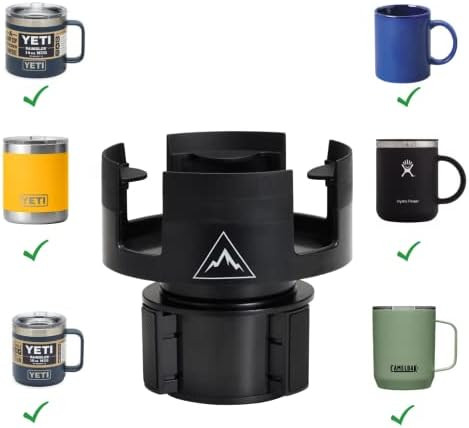 Integral Mug Integrator - YETI 14oz Rambler Cup Holder - Coffee Mug Car Cup Holder Expander with ... | Amazon (US)