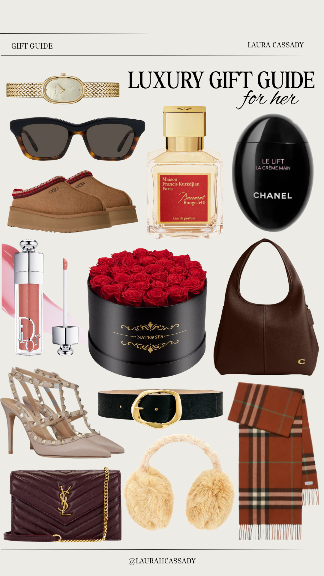 The perfect luxury gift guide for her — from classic accessories and cozy pieces to beauty must-haves that feel extra special this season. 

 #GiftGuideForHer #LuxuryGifts #HolidayStyle #ChicEssentials #TimelessStyle #LuxuryFinds #GiftInspo #LTKHoliday #ClassicStyle #ElegantGifts #LTKGiftGuide #LTKTall #LTKBeauty