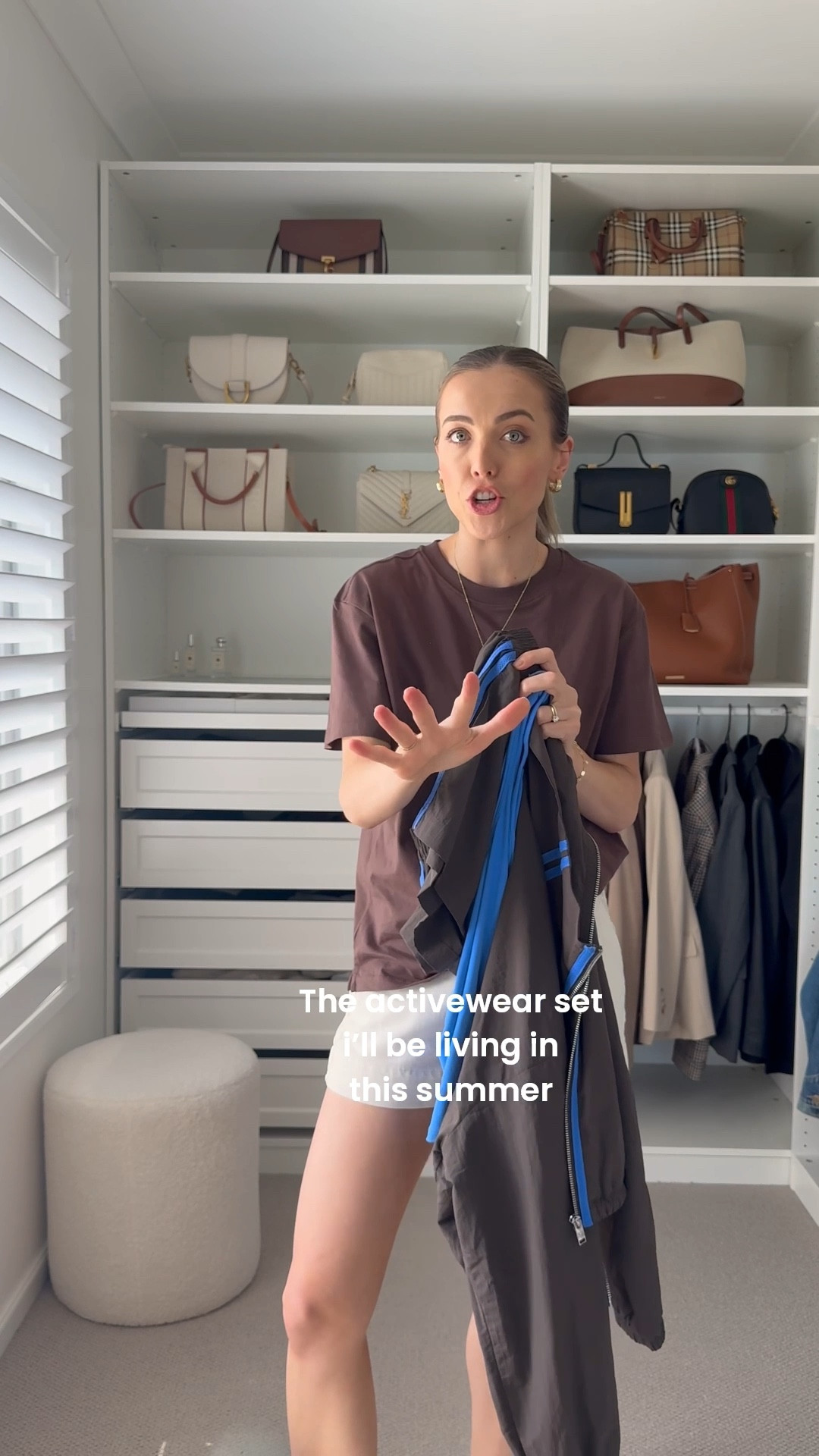 3 picess from P.E nation I’ll be living in this summer ☀️🤎

I love a good matching short and jacket set and this choccy brown with the cobolt stripe is such a perfect one! With the matching tank underneath, it’s such an on trend and comfy look that’s perfect for walks, brunch, park play dates, running errands, grocery shops and just about everything in between. 

Wearing size S in everything. I’m usually a size XS-S so I would size up in these pieces. Im also 170cm with long legs so the shorts may be a bit shorter on me too. 



#LTKaustralia #LTKfitness #LTKsummer