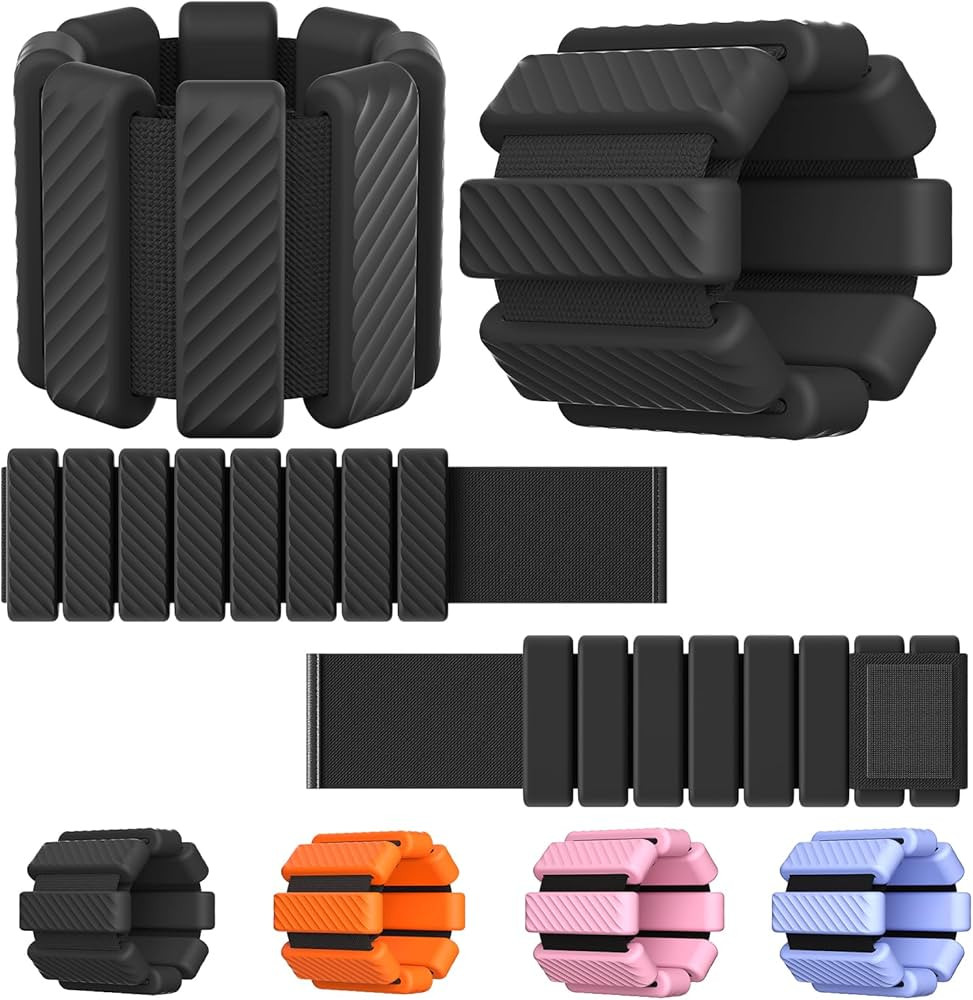 Wrist & Ankle Weights for Women, Wearable Strong Arm & Leg Weights Set of 2(1Lbs Each), Adjustabl... | Amazon (US)