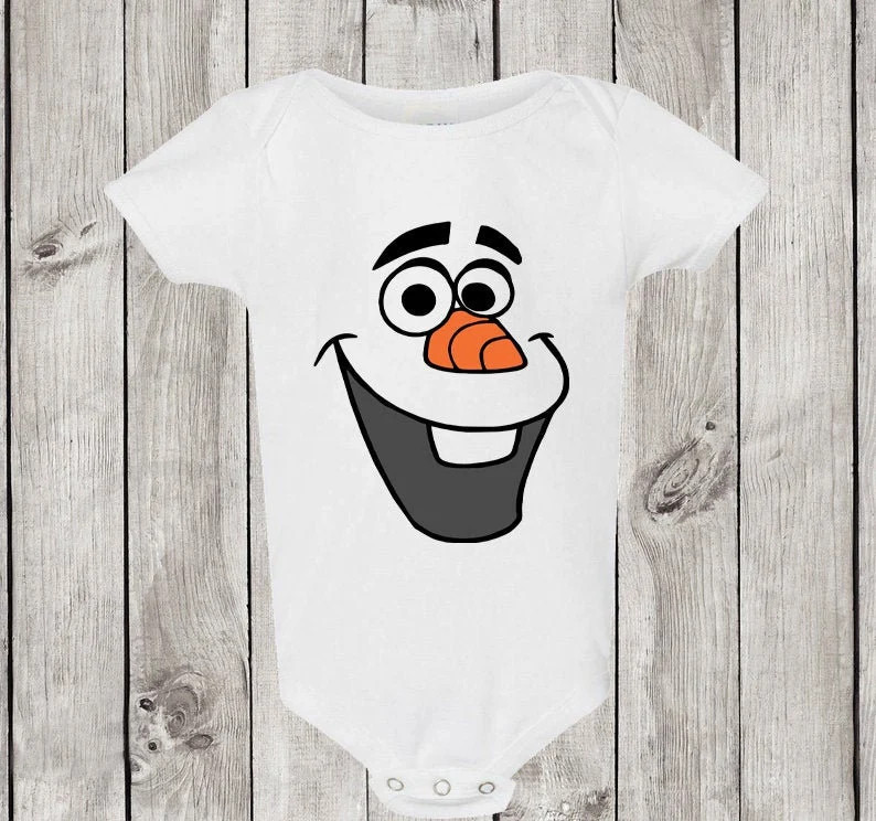 Disney Frozen Olaf Baby Bodysuit  Funny Baby Bodysuit  Baby | Etsy | Etsy (US)