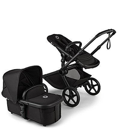Bugaboo Kangaroo Convertible Single-To-Double With Bassinet Stroller System - Midnight Black | Dillard's