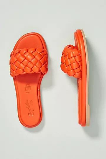 Seychelles Puffy Woven Slide Sandals | Anthropologie (US)