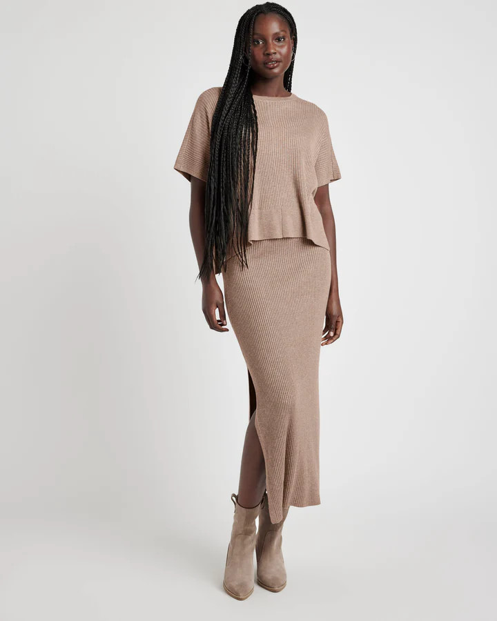 Georgie Rib Skirt | Splendid