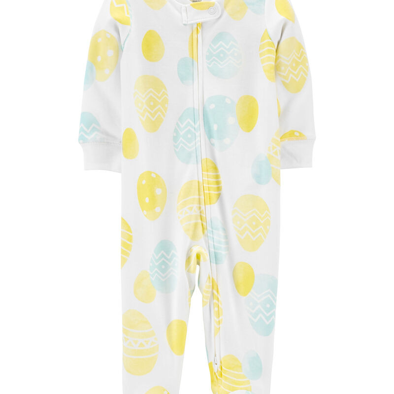 1-Piece Easter 2-Way Zip 100% Snug Fit Cotton Footie PJs | Carter's