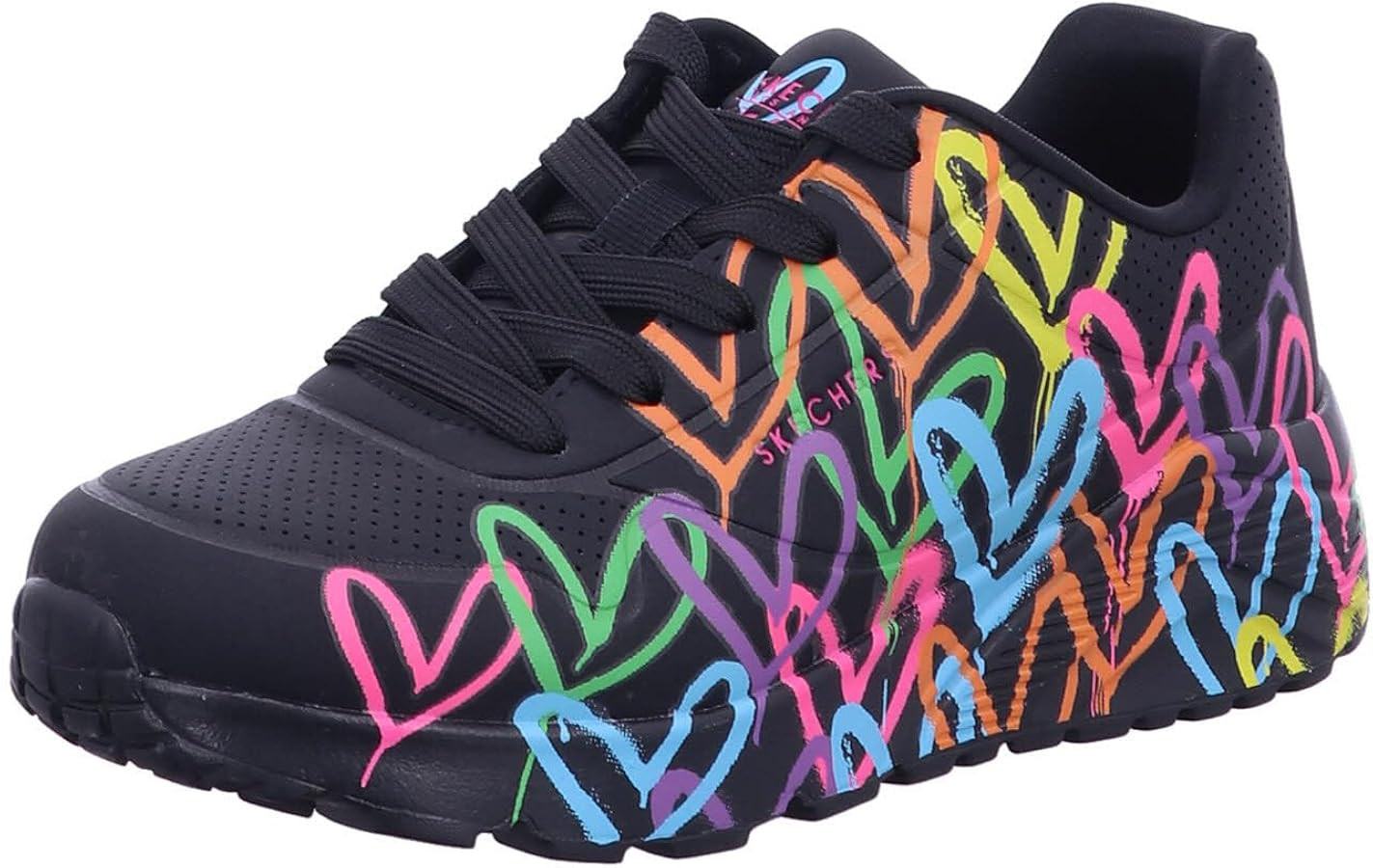 Skechers Girl's Uno Lite-Spread The Love Sneaker | Amazon (US)