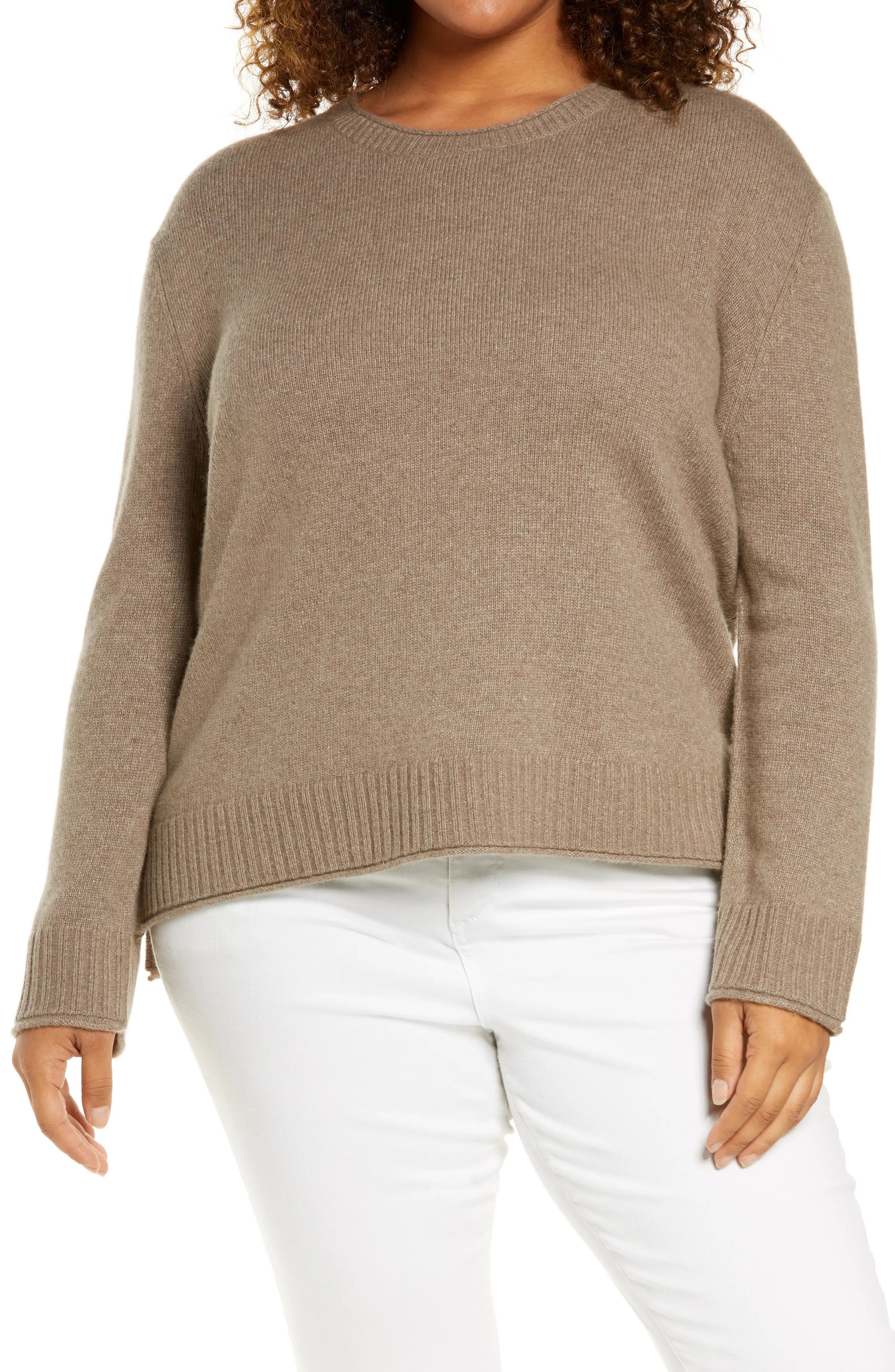 Jenni Kayne Everyday Sweater, Size 2X in Taupe at Nordstrom | Nordstrom