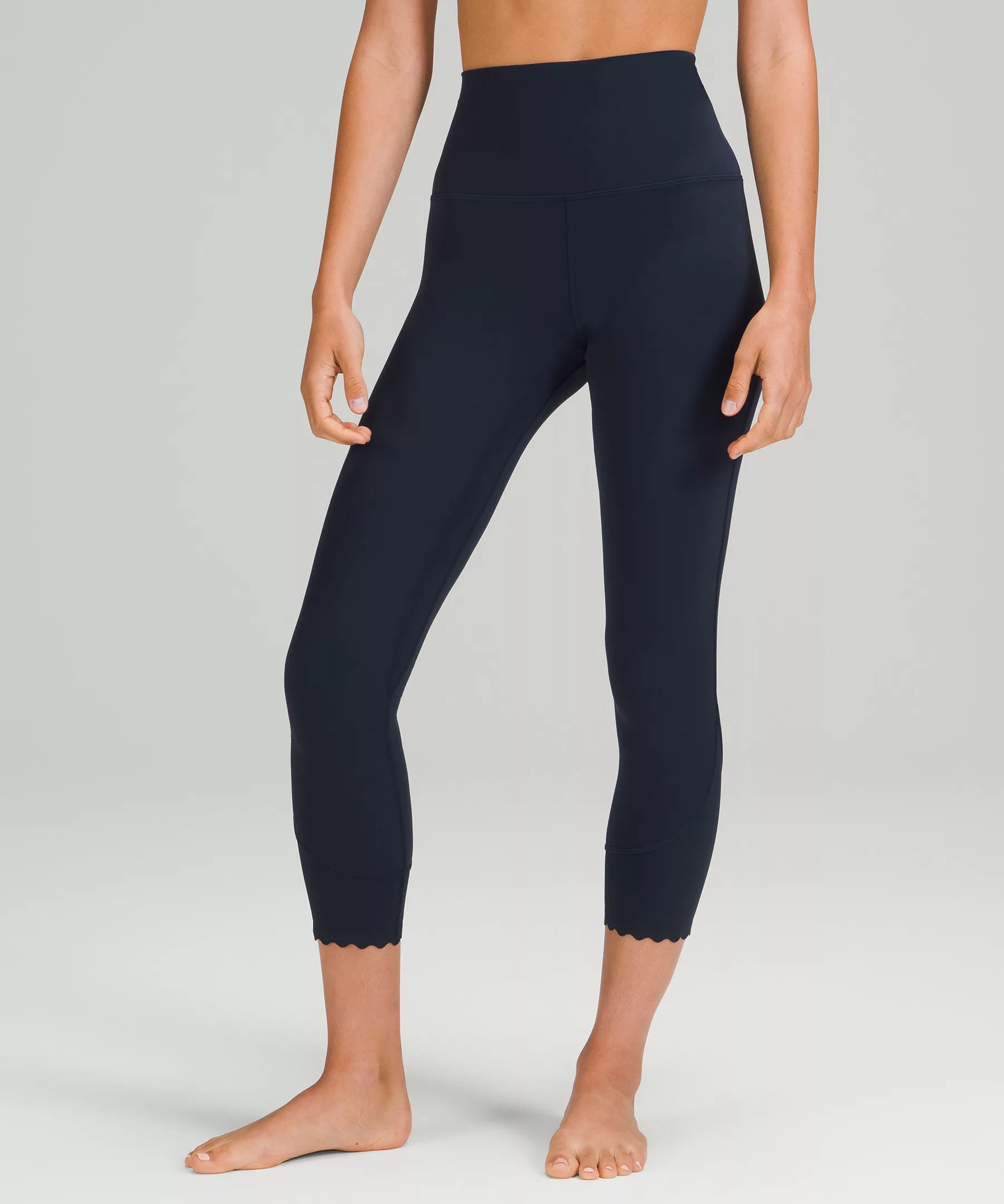 lululemon Align™ Scalloped Hem High-Rise Crop 23" | Women's Capris | lululemon | Lululemon (US)