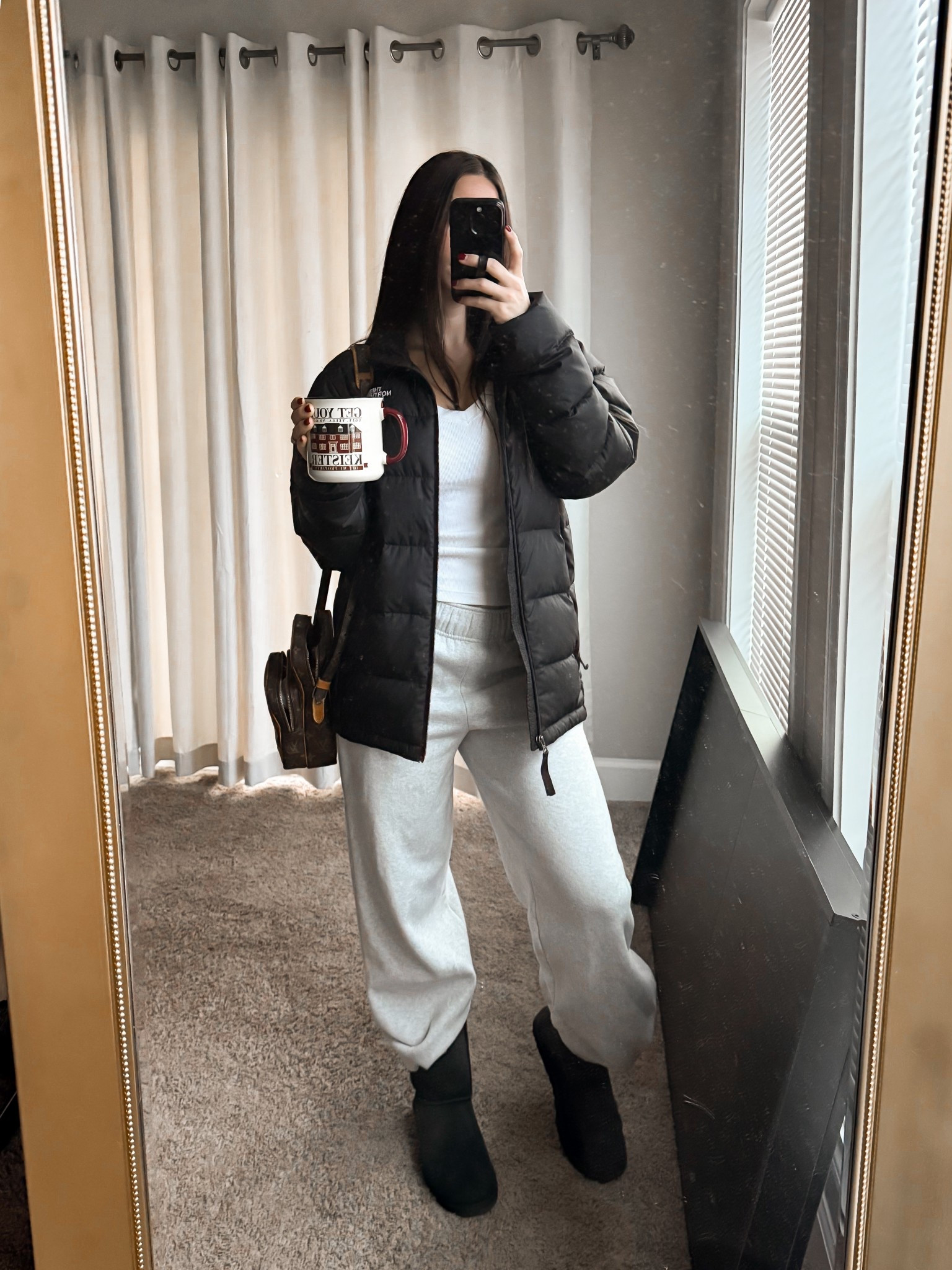 Easy comfy outfit to stay warm this winter! This puffer is so versatile and I’ve gotten so much use out of it for years, it can be dressed down like this or dressed up a little more. 

#LTKootd #LTKPetite #LTKSeasonal