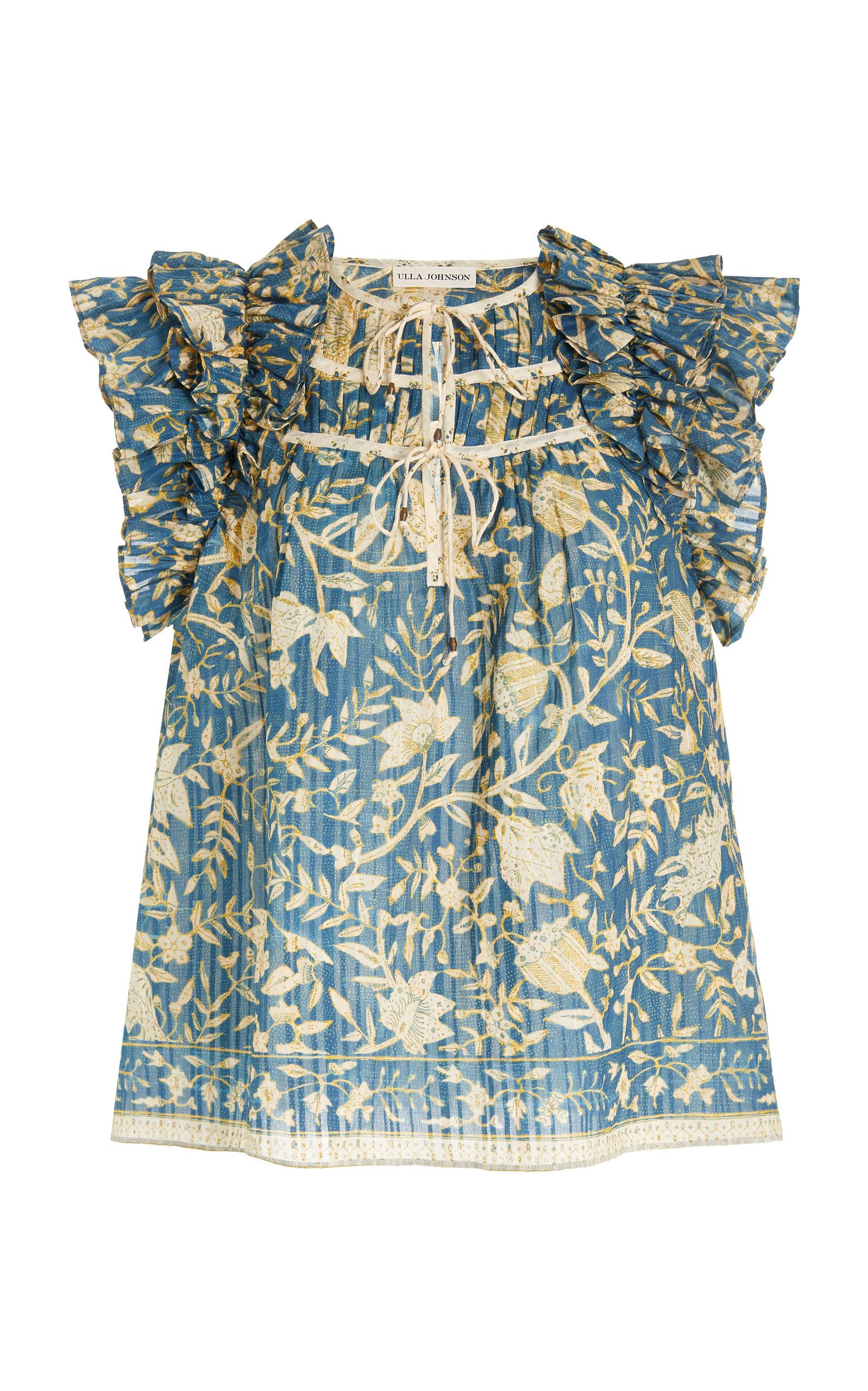 Asmara Cotton-Blend Top | Moda Operandi (Global)