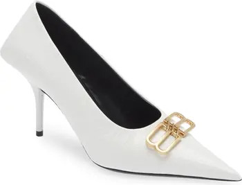 Balenciaga Knife BB Logo Pointed Toe Pump (Women) | Nordstrom | Nordstrom