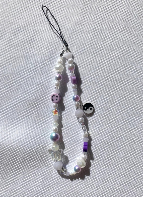 the heather phone charm | purple phone charm | y2k phone accessory | fairy core phone charms | ae... | Etsy (US)