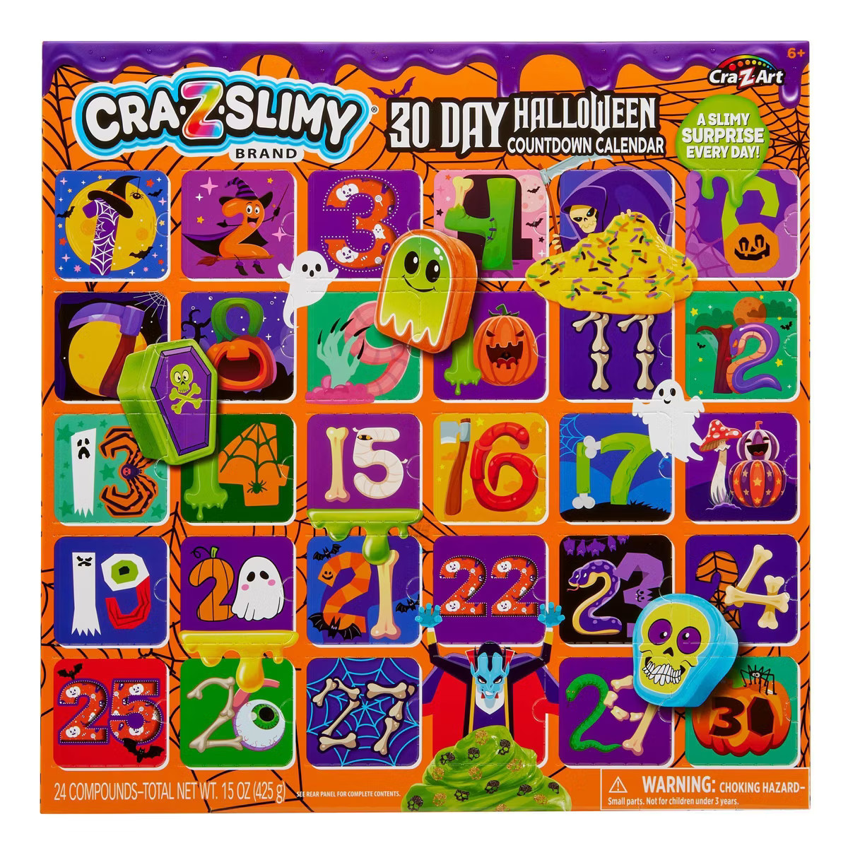 Cra-Z-Slimy Halloween Slimy Countdown Calendar | Target