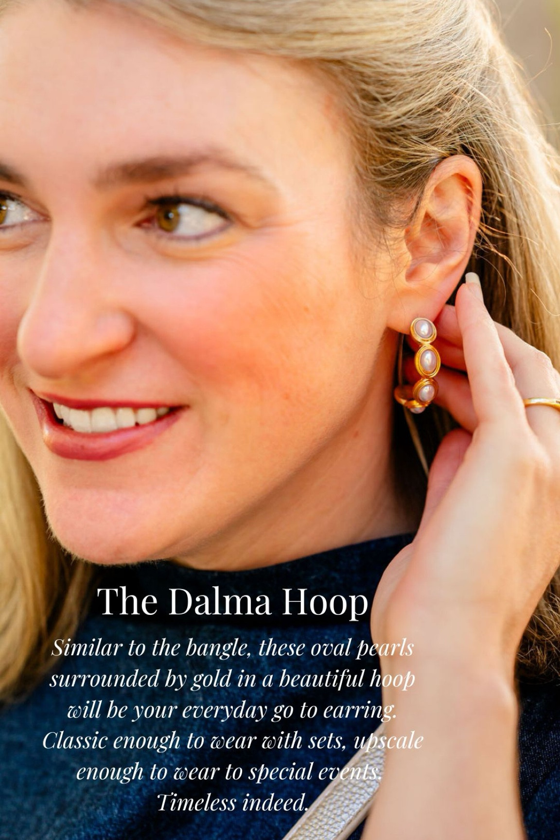 Inset pearls in a gold hoop - classic yet modern and practical for everyday! 

#LTKFindsUnder50 #LTKWedding