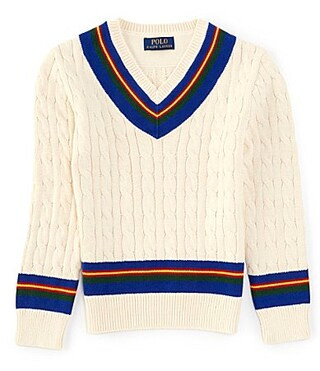 Polo Ralph Lauren Little Boys 2T-7 Long Sleeve Iconic Cricket Sweater - 4 | Dillard's