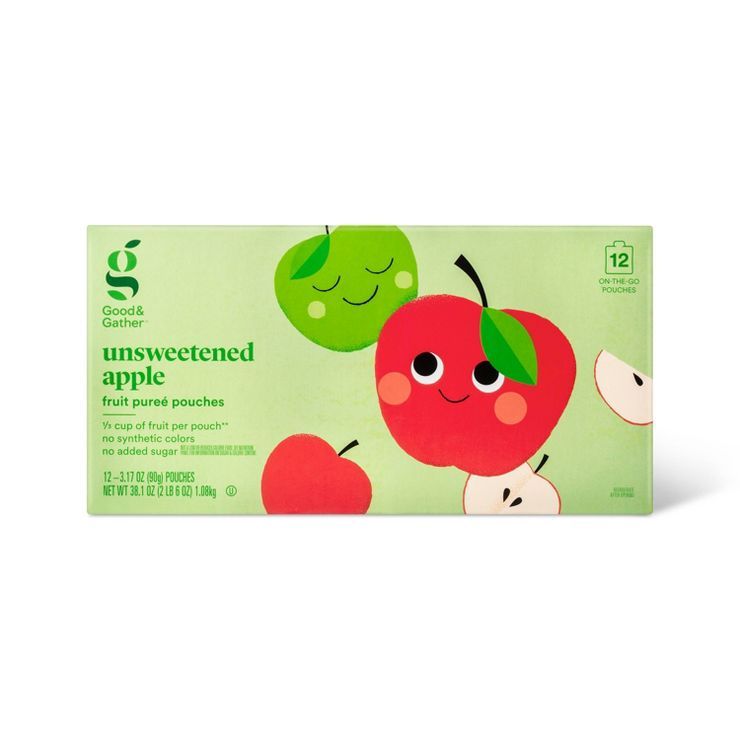Applesauce Pouches Unsweetened - Good & Gather™ | Target