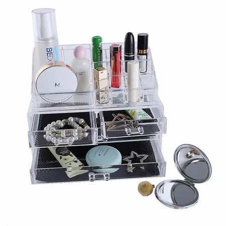 Akoyovwerve Clear Acrylic Makeup Organizer Makeup Storage Vanity Container | Walmart (US)