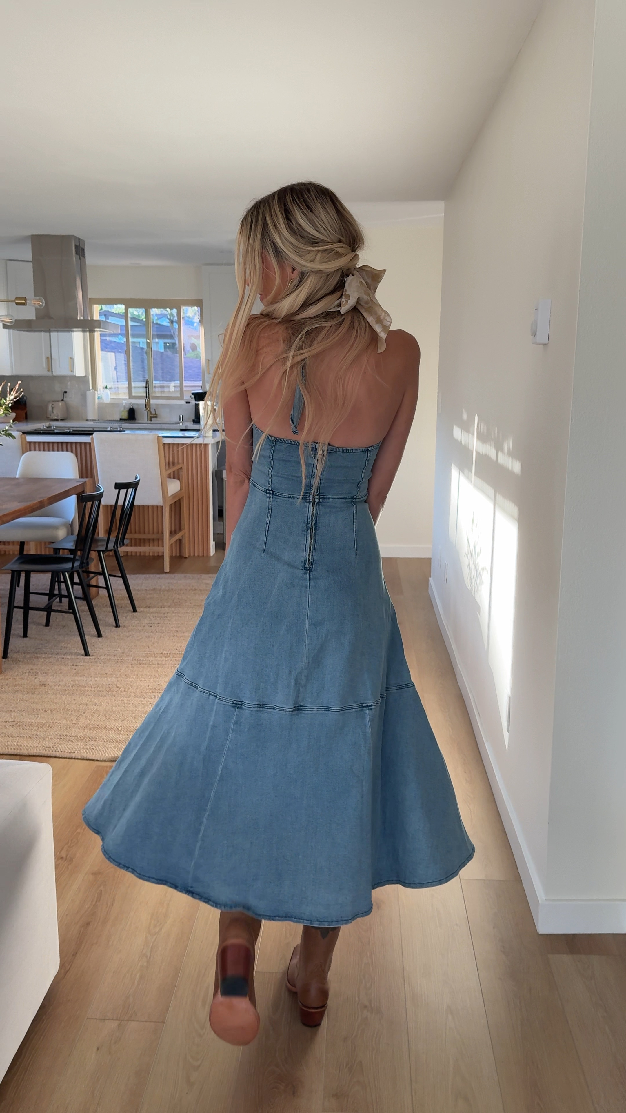 Who doesn’t need a classic denim dress with a twist! 💛 

#LTKVideo #LTKstyletip #LTKFestival
