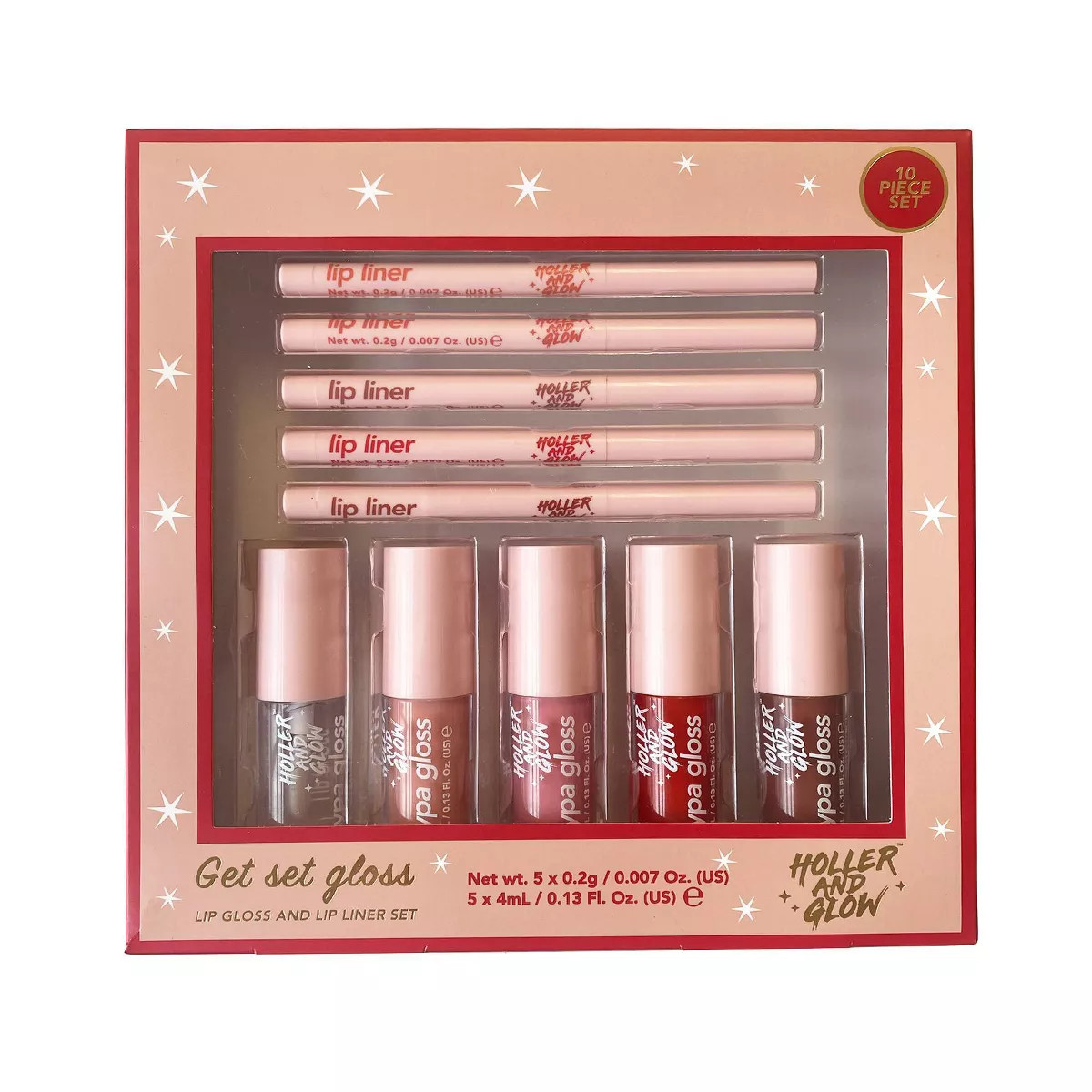 Holler and Glow Lip Liner and Gloss Set Gift Set - 10ct | Target