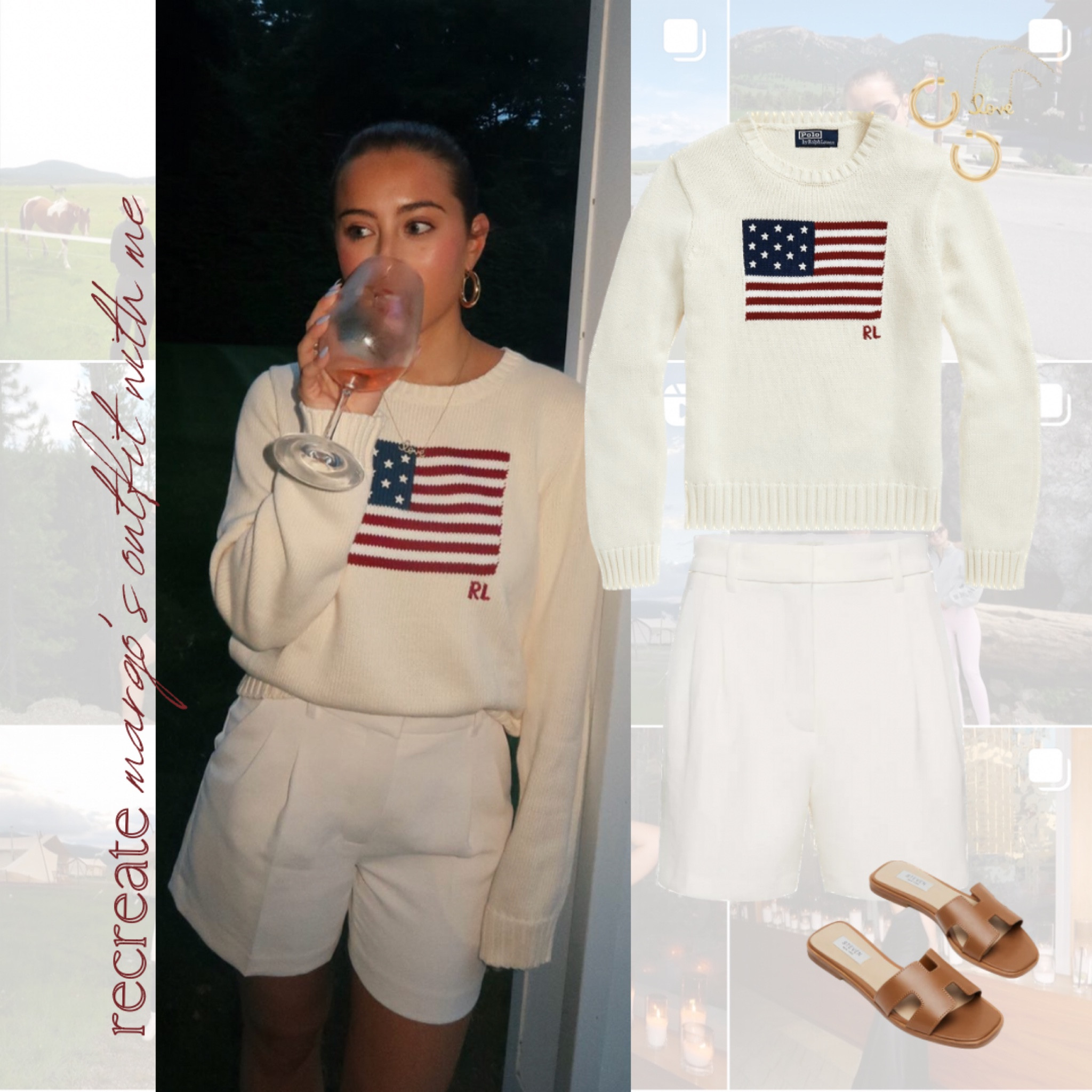 Recreating Influencer Outfits: Margo Oshry🇺🇸 Giving Nancy Myers in the classic Ralph Lauren sweater! Her exact shorts are Aritzia. Summer style, Ralph Lauren sweater, Coastal style

#LTKstyletip #LTKSeasonal