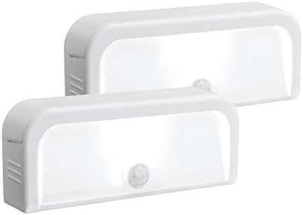 Mr. Beams MB702 Wireless Motion-Sensing Mini Stick-Anywhere LED Nightlights, Small, White, 2-Pack | Amazon (US)