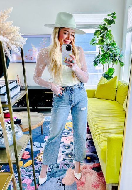 When your outfit matches your house! 

These lace tops are a favorite of mine, and I actually prefer the amazon (less expensive) version to the Free People ones. My hat is also currently half odd, my jeans are a splurge, but worth it. 

And this rug! It’s really a piece of art in my home! 

#LTKover40 #LTKfindsunder50 #LTKstyletip