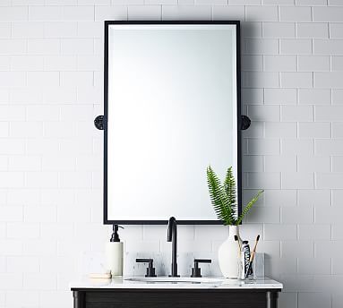 Kensington Rectangular Pivot Mirror | Pottery Barn (US)