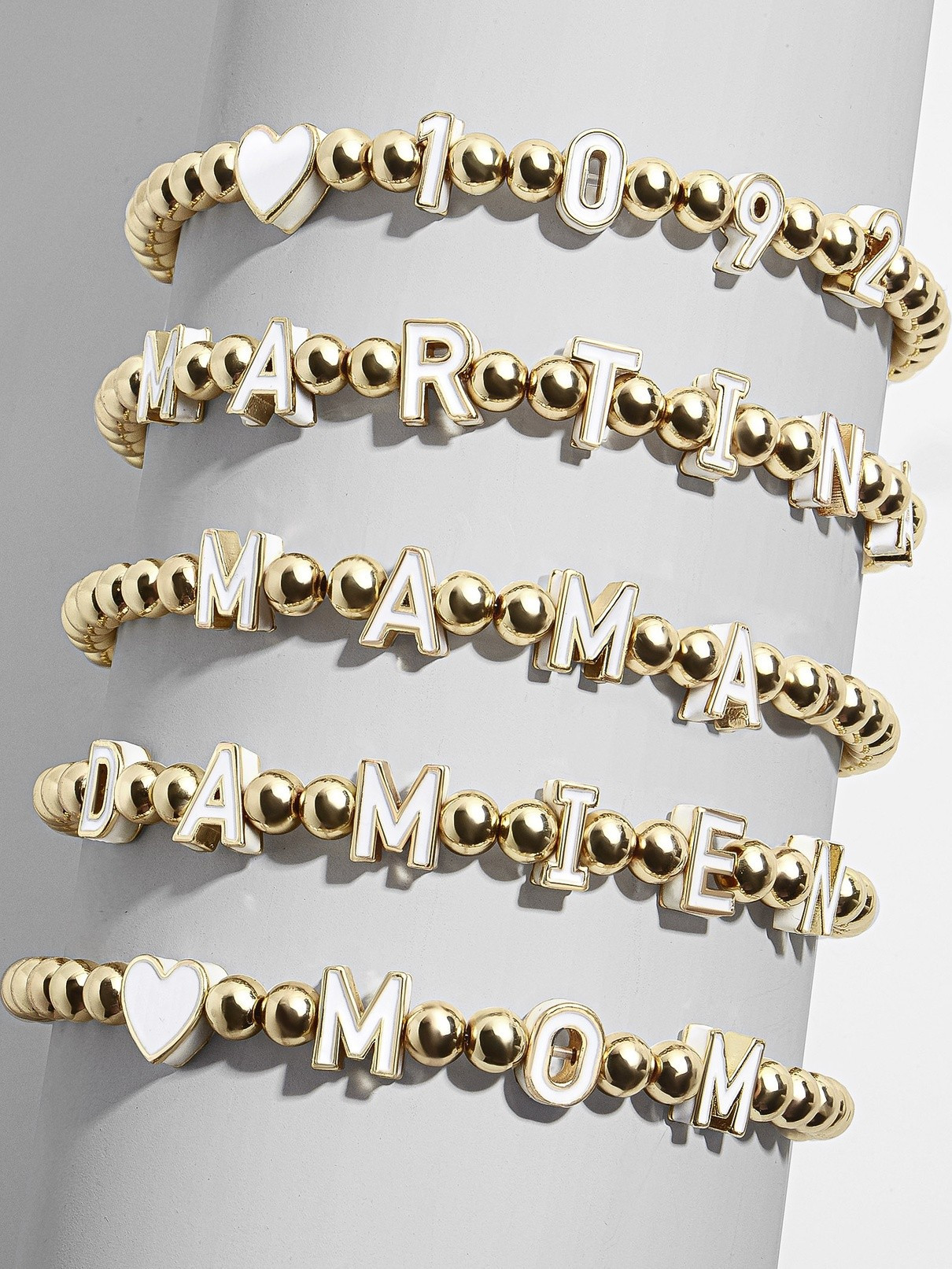 Custom White Cutout Pisa Bracelet | BaubleBar (US)
