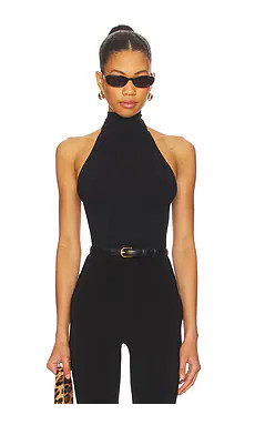 Commando Ballet Turtleneck Bodysuit in Black from Revolve.com | Revolve Clothing (Global)