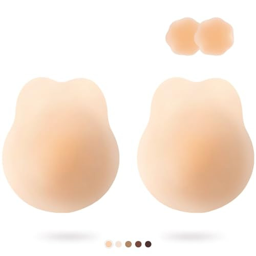APOWUS Lift Ultra-Thin Sticky Bra,Adhesive Bras Push Up Invisible, Backless Strapless Bra Pasties Nipple Covers | Amazon (US)