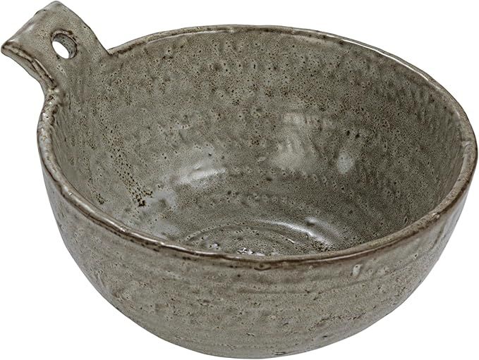 Bloomingville Stoneware Bowl with Handle, Cream | Amazon (US)