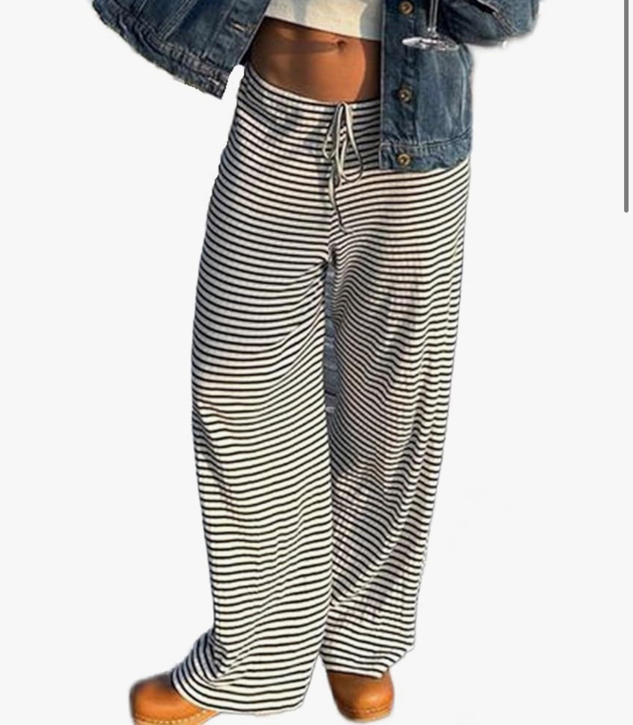 Striped pants match so many colors🔥 

#LTKTravel #LTKMidsize #LTKWorkwear
