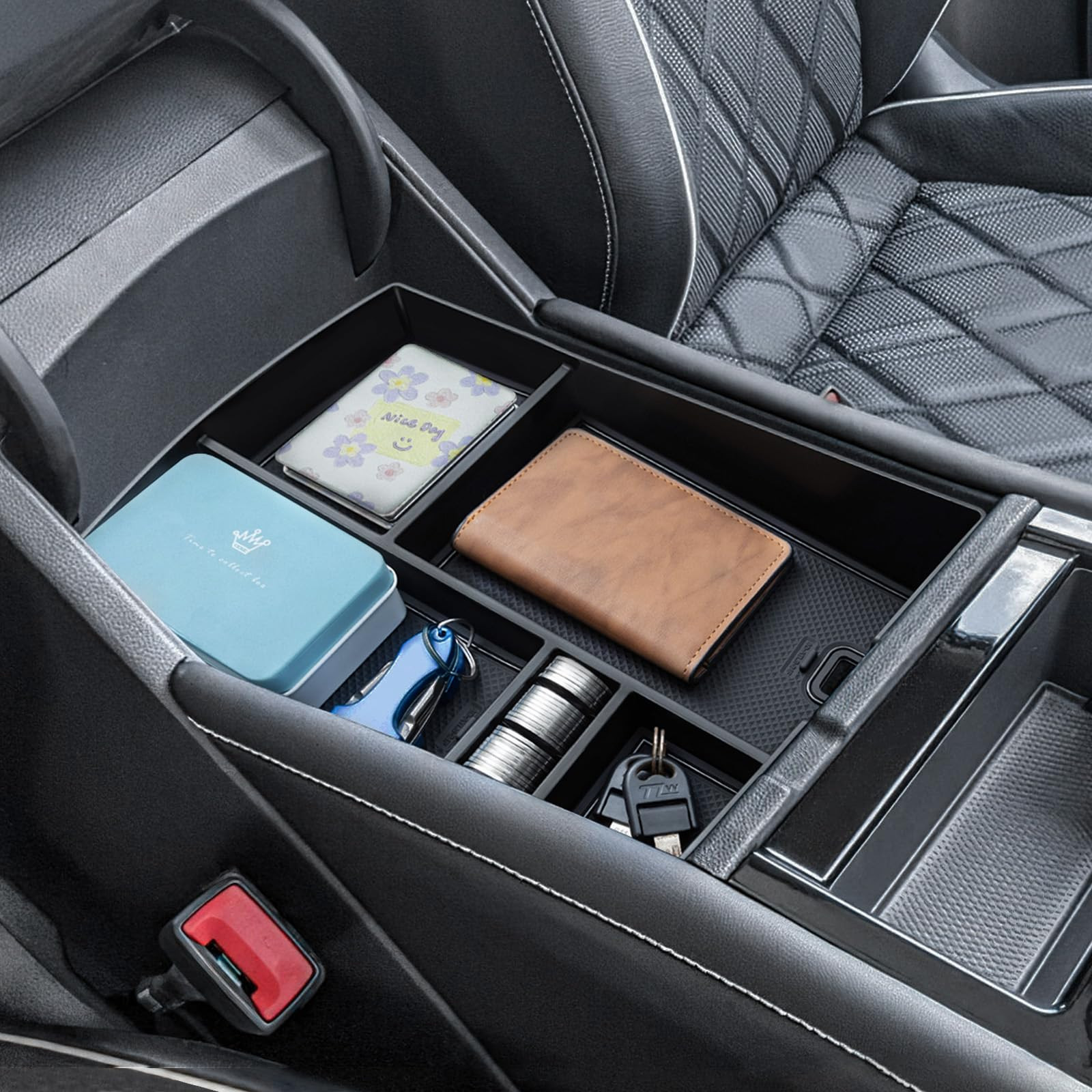 TOPINSTALL 24 New Console Organizer Compatible with 2024 2025 VW Atlas/Atlas Cross Sport Accessor... | Amazon (US)