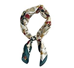 Livrerpi Silk Feeling Head Scarf Fashion Satin Hair Scarf Square Scarves for Women Gifts 27.5×27.5 i | Amazon (US)