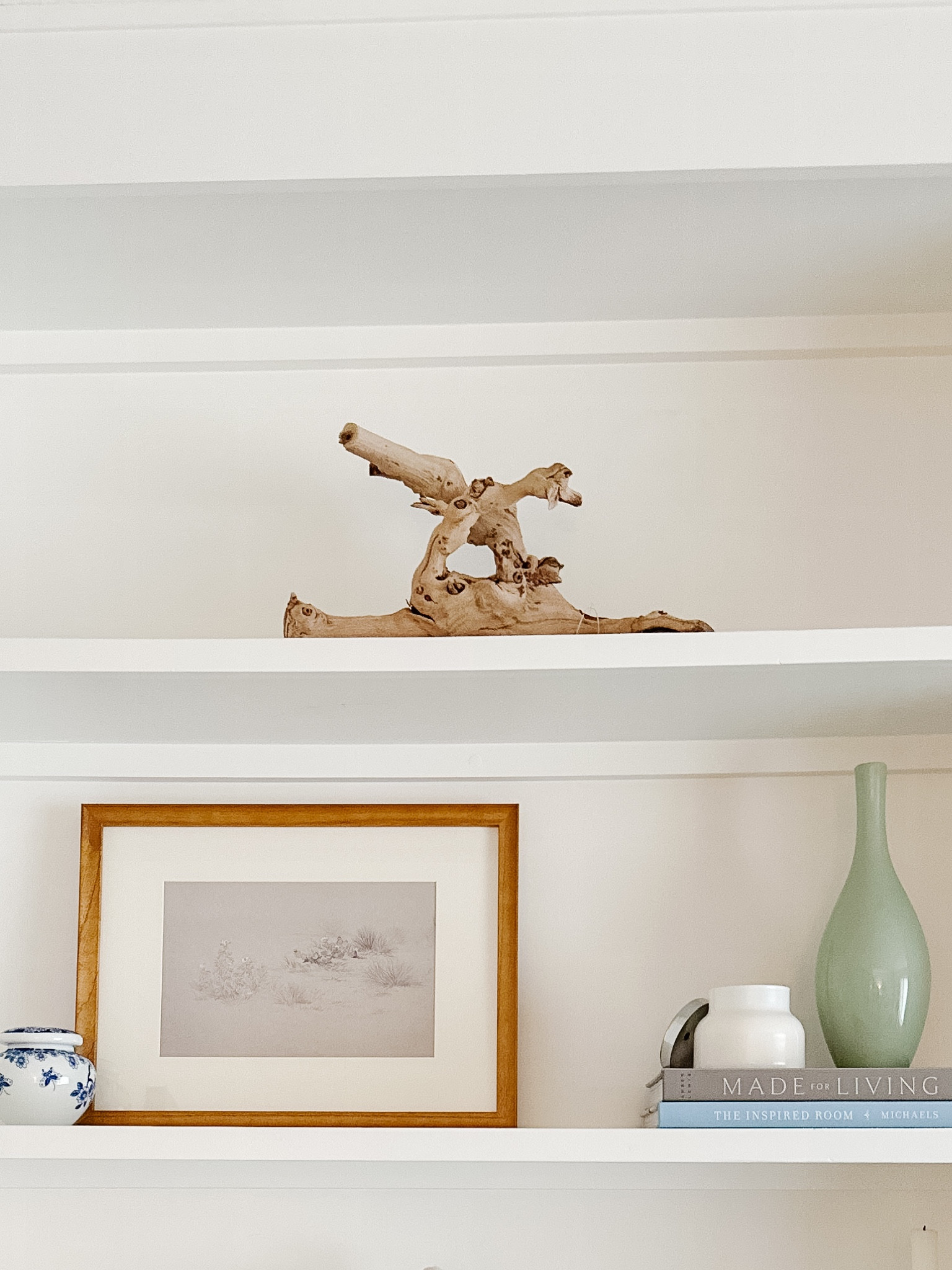 Been looking for something new for my top shelf and finally found it! This grapewood vine is so cool and goes well with my slightly coastal vibe. Found at home goods, but Linking to similar ones!

#LTKhome