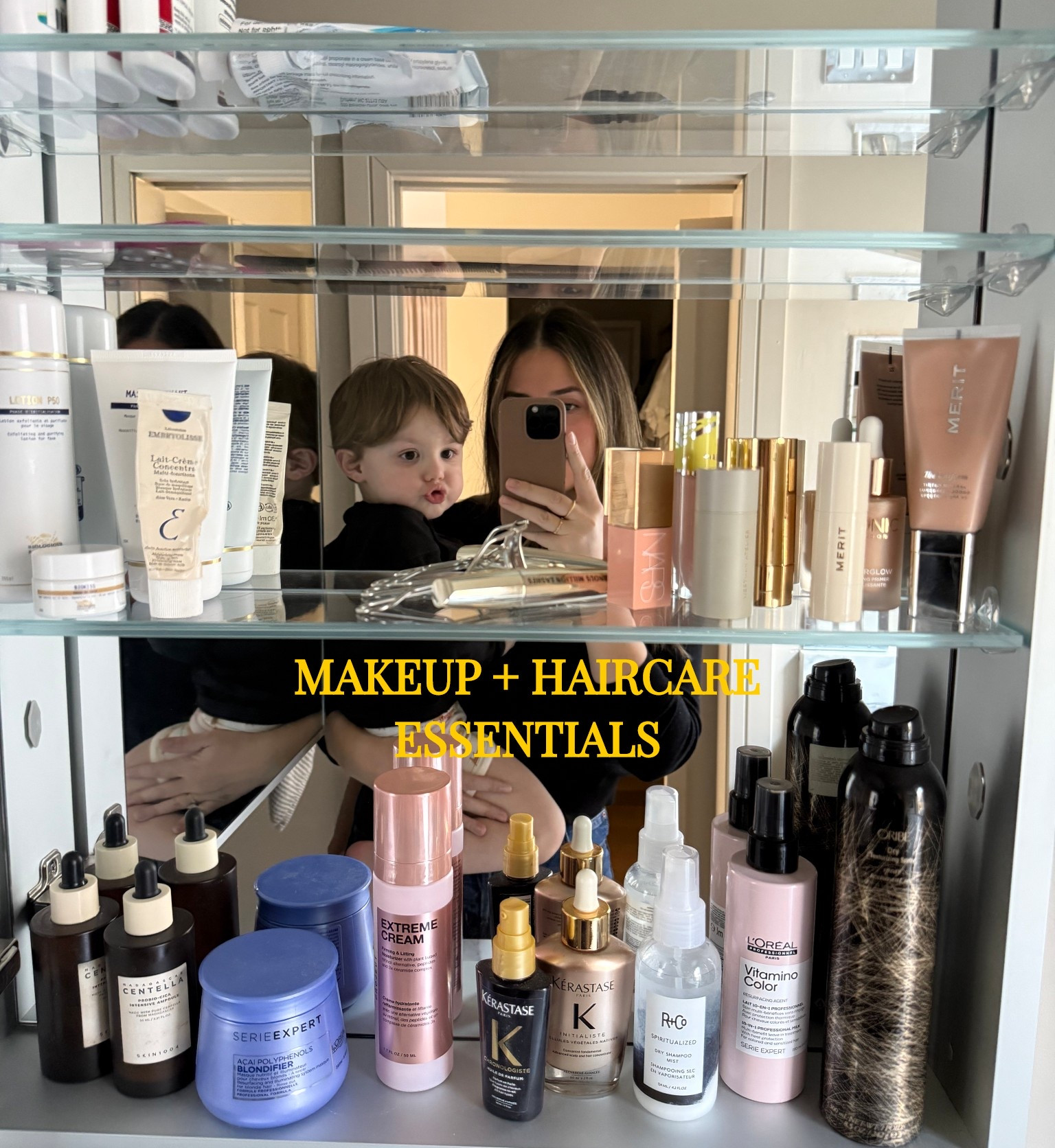 Makeup +haircare essentials 💌
